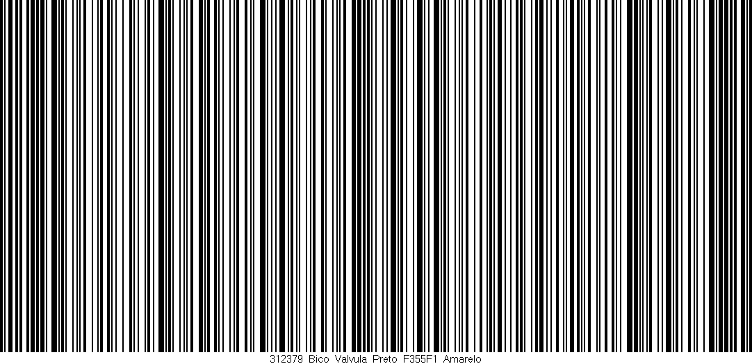 Código de barras (EAN, GTIN, SKU, ISBN): '312379_Bico_Valvula_Preto_F355F1_Amarelo'