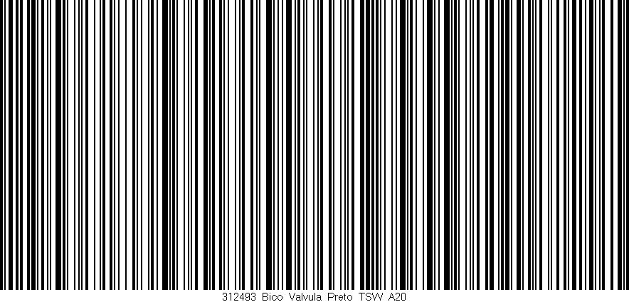 Código de barras (EAN, GTIN, SKU, ISBN): '312493_Bico_Valvula_Preto_TSW_A20'