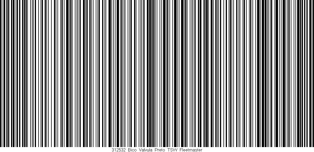Código de barras (EAN, GTIN, SKU, ISBN): '312532_Bico_Valvula_Preto_TSW_Fleetmaster'