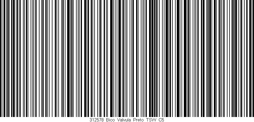 Código de barras (EAN, GTIN, SKU, ISBN): '312578_Bico_Valvula_Preto_TSW_C5'
