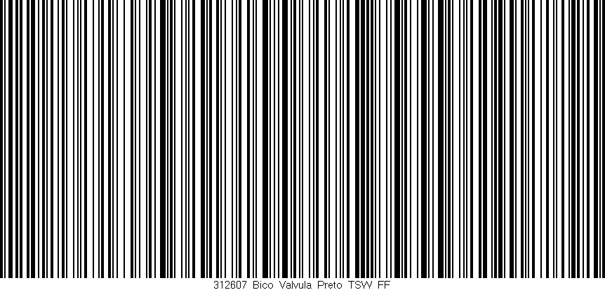 Código de barras (EAN, GTIN, SKU, ISBN): '312607_Bico_Valvula_Preto_TSW_FF'