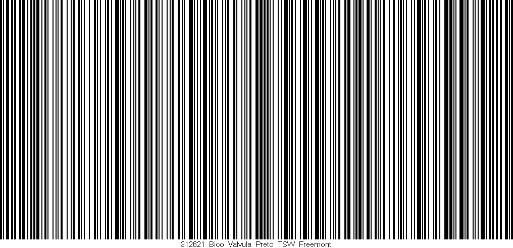 Código de barras (EAN, GTIN, SKU, ISBN): '312621_Bico_Valvula_Preto_TSW_Freemont'