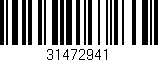 Código de barras (EAN, GTIN, SKU, ISBN): '31472941'