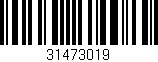 Código de barras (EAN, GTIN, SKU, ISBN): '31473019'