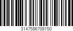Código de barras (EAN, GTIN, SKU, ISBN): '3147586709150'