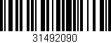 Código de barras (EAN, GTIN, SKU, ISBN): '31492090'
