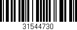 Código de barras (EAN, GTIN, SKU, ISBN): '31544730'