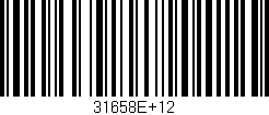 Código de barras (EAN, GTIN, SKU, ISBN): '31658E+12'