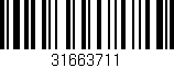 Código de barras (EAN, GTIN, SKU, ISBN): '31663711'