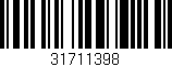 Código de barras (EAN, GTIN, SKU, ISBN): '31711398'
