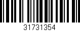 Código de barras (EAN, GTIN, SKU, ISBN): '31731354'
