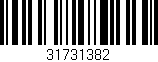 Código de barras (EAN, GTIN, SKU, ISBN): '31731382'