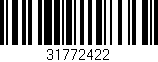Código de barras (EAN, GTIN, SKU, ISBN): '31772422'