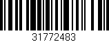Código de barras (EAN, GTIN, SKU, ISBN): '31772483'