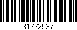 Código de barras (EAN, GTIN, SKU, ISBN): '31772537'