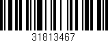 Código de barras (EAN, GTIN, SKU, ISBN): '31813467'