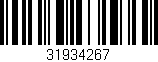 Código de barras (EAN, GTIN, SKU, ISBN): '31934267'