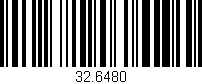 Código de barras (EAN, GTIN, SKU, ISBN): '32.6480'