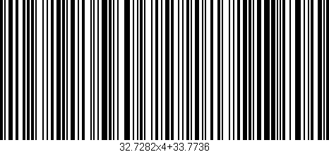 Código de barras (EAN, GTIN, SKU, ISBN): '32.7282x4+33.7736'