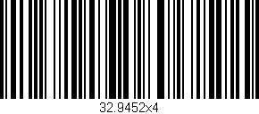 Código de barras (EAN, GTIN, SKU, ISBN): '32.9452x4'