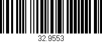 Código de barras (EAN, GTIN, SKU, ISBN): '32.9553'