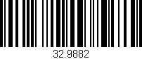 Código de barras (EAN, GTIN, SKU, ISBN): '32.9882'