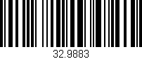 Código de barras (EAN, GTIN, SKU, ISBN): '32.9883'