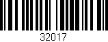 Código de barras (EAN, GTIN, SKU, ISBN): '32017'