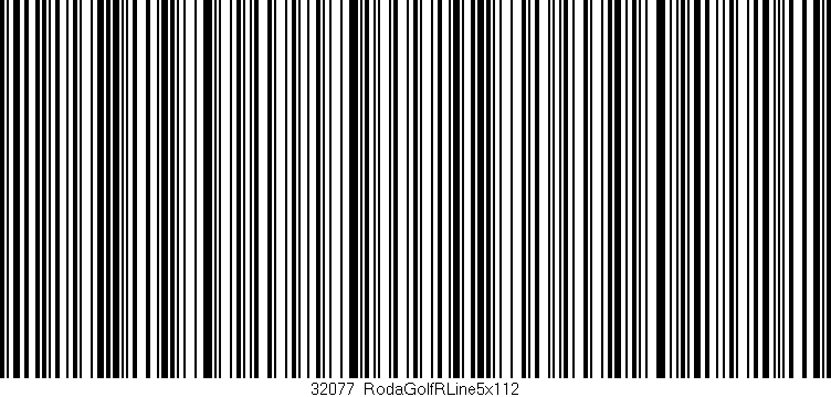 Código de barras (EAN, GTIN, SKU, ISBN): '32077_RodaGolfRLine5x112'