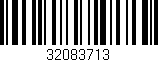 Código de barras (EAN, GTIN, SKU, ISBN): '32083713'