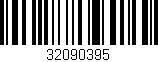 Código de barras (EAN, GTIN, SKU, ISBN): '32090395'