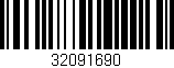 Código de barras (EAN, GTIN, SKU, ISBN): '32091690'