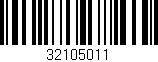Código de barras (EAN, GTIN, SKU, ISBN): '32105011'