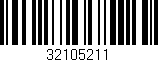 Código de barras (EAN, GTIN, SKU, ISBN): '32105211'
