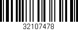 Código de barras (EAN, GTIN, SKU, ISBN): '32107478'