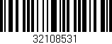 Código de barras (EAN, GTIN, SKU, ISBN): '32108531'