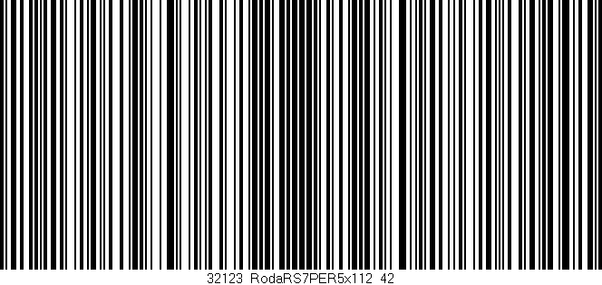 Código de barras (EAN, GTIN, SKU, ISBN): '32123_RodaRS7PER5x112_42'
