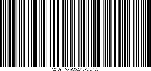 Código de barras (EAN, GTIN, SKU, ISBN): '32139_RodaM52018PD5x120'