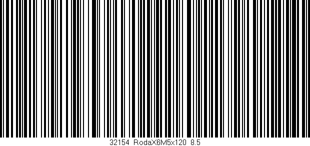 Código de barras (EAN, GTIN, SKU, ISBN): '32154_RodaX6M5x120_8.5'