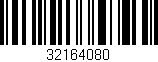 Código de barras (EAN, GTIN, SKU, ISBN): '32164080'