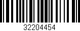 Código de barras (EAN, GTIN, SKU, ISBN): '32204454'