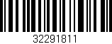 Código de barras (EAN, GTIN, SKU, ISBN): '32291811'