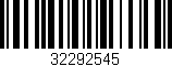 Código de barras (EAN, GTIN, SKU, ISBN): '32292545'