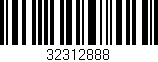 Código de barras (EAN, GTIN, SKU, ISBN): '32312888'