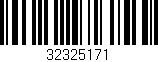 Código de barras (EAN, GTIN, SKU, ISBN): '32325171'