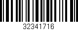 Código de barras (EAN, GTIN, SKU, ISBN): '32341716'