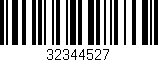 Código de barras (EAN, GTIN, SKU, ISBN): '32344527'