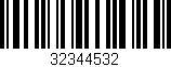 Código de barras (EAN, GTIN, SKU, ISBN): '32344532'