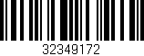 Código de barras (EAN, GTIN, SKU, ISBN): '32349172'