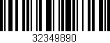 Código de barras (EAN, GTIN, SKU, ISBN): '32349890'